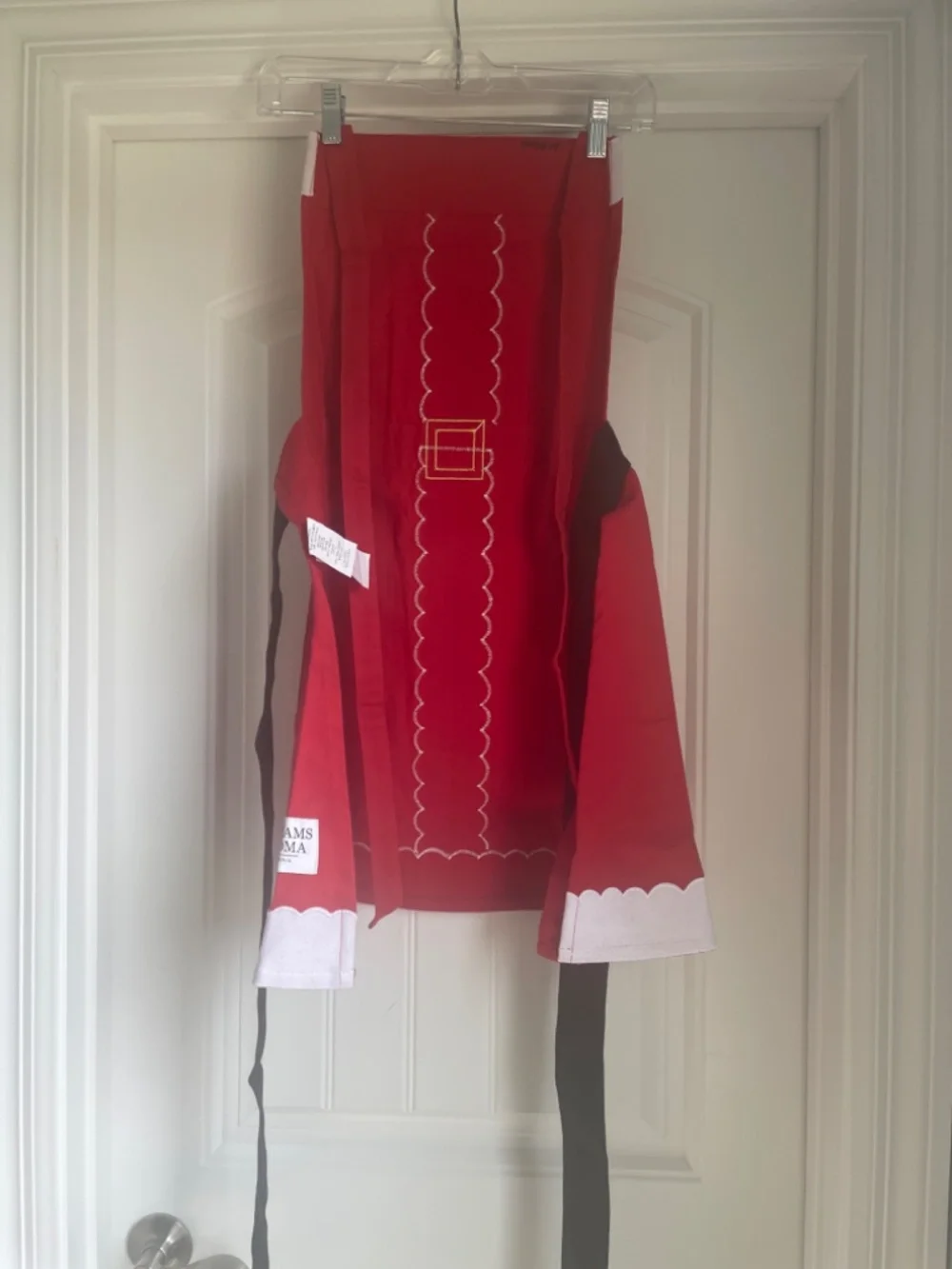 Williams Sonoma Mrs. Claus Host Apron -- Adult Size